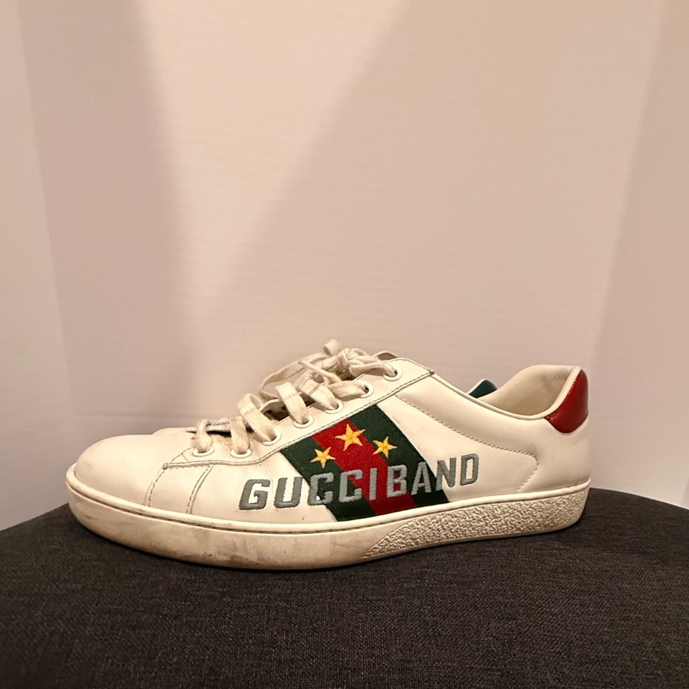Gucci Ace Gucci Band White Sneakers